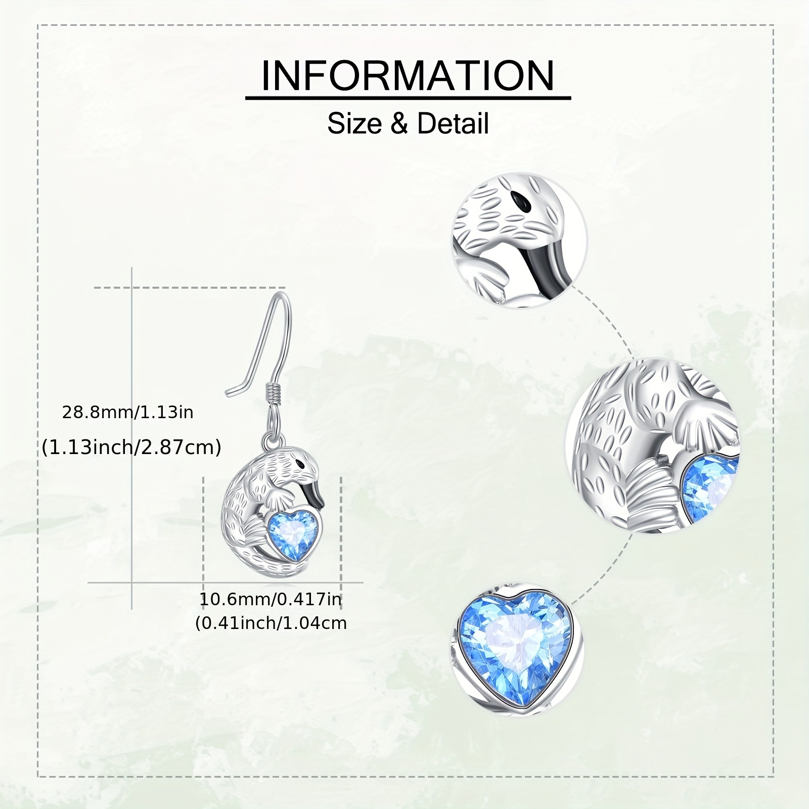 925 Sterling Silver Duckbill Earrings